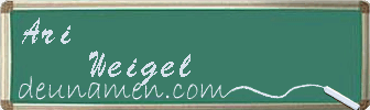 Ari Weigel Visitenkarte